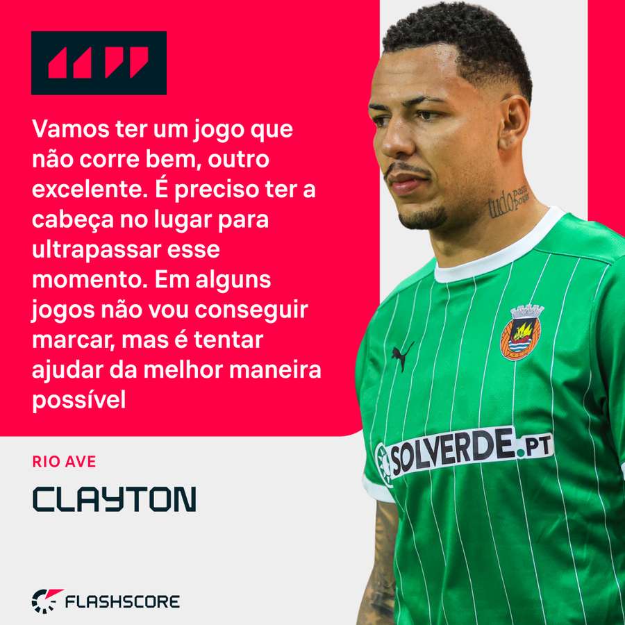 Clayton falou em exclusivo ao Flashscore