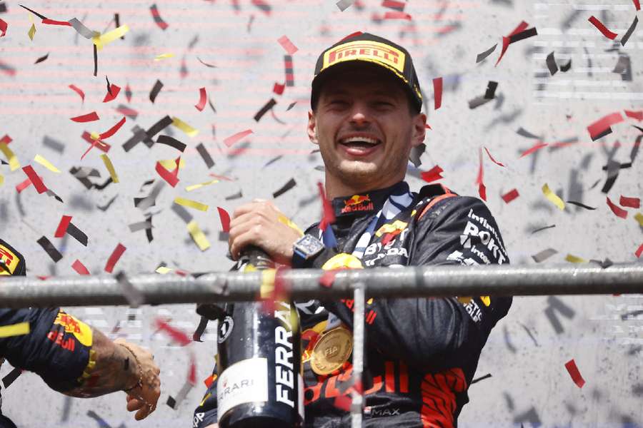 Verstappen has won eight races on the spin