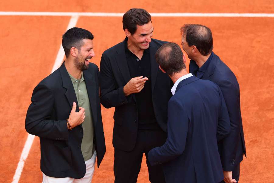 The Big Four reunited on the clay of Roland Garros