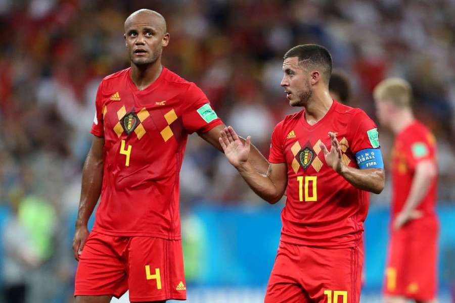 Kompany y Hazard, dos grandes de la talentosa generación belga
