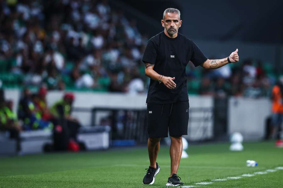 Rui Borges, treinador do Sporting Rui Borges, treinador do Sporting