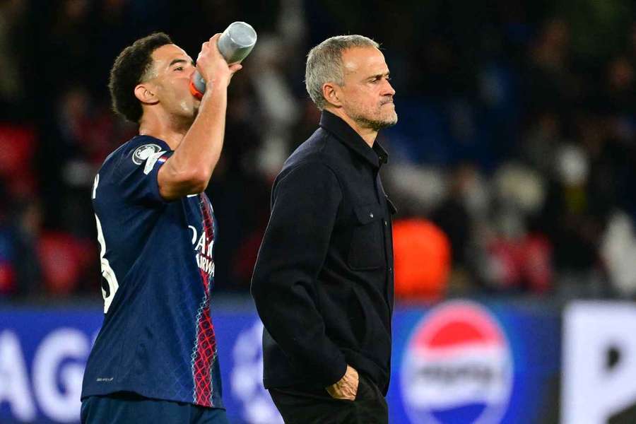 Enrique sledoval víťazstvo svojho tímu.