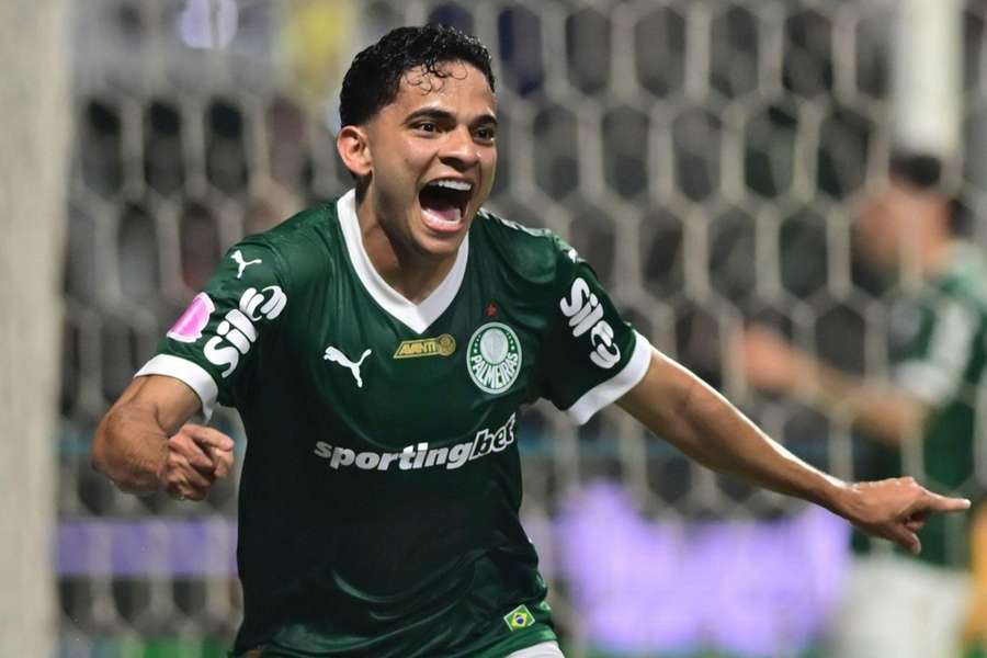 Bruno Rodrigues fez o segundo gol do Palmeiras contra o Juventude
