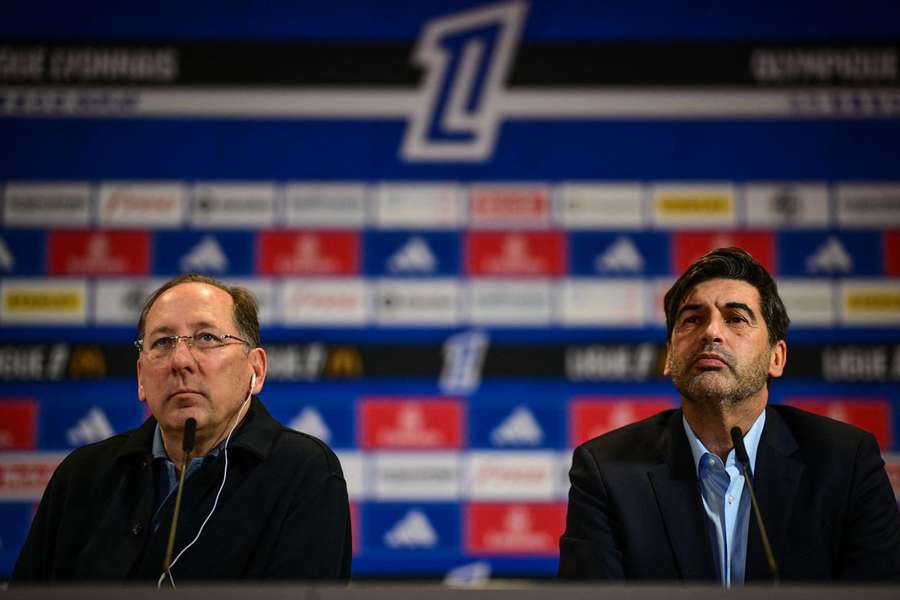 Textor ao lado de Paulo Fonseca