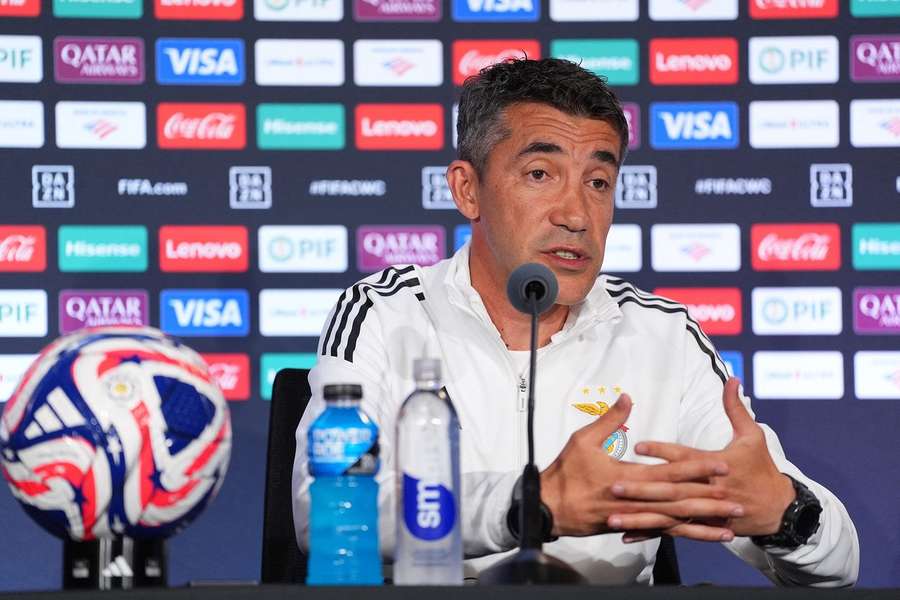 Bruno Lage em conferência de imprensa