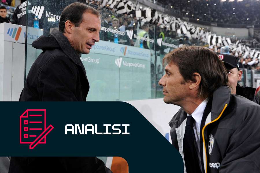 L'ultima sfida tra Allegri e Conte risale al 6 ottobre 2010