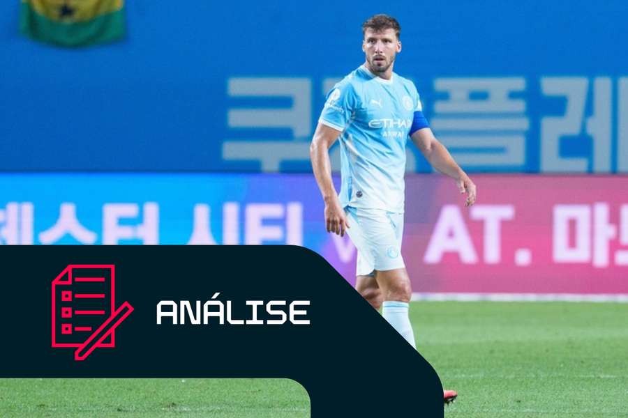 Rúben Dias foi capitão do Man City na pré-época