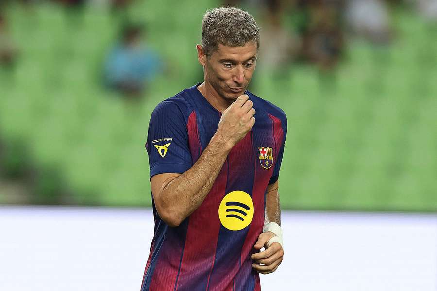 Lewandowski já está fora contra o Como, da Itália, pelo Troféu Joan Gamper 