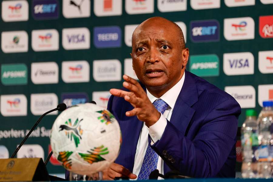 CAF president Dr Patrice Motsepe, pictured during a press conference in 2024 CAF president Dr Patrice Motsepe, pictured during a press conference in 2024