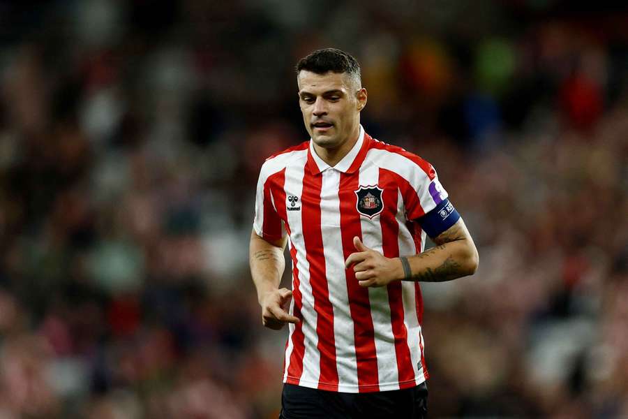 Sunderland captain Granit Xhaka Sunderland captain Granit Xhaka
