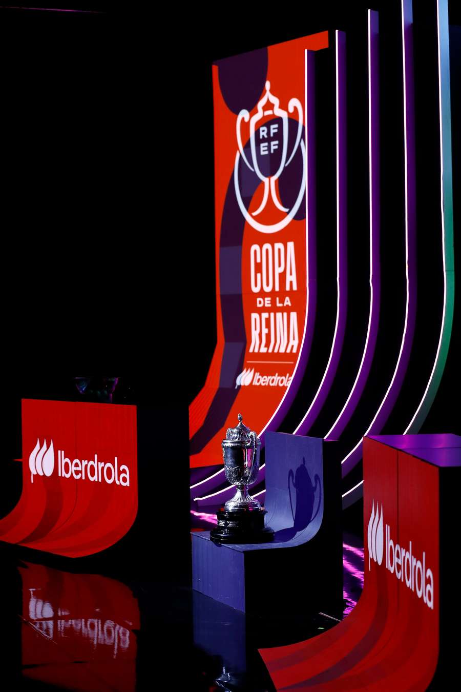 Imagen del sorteo de la Copa de la Reina