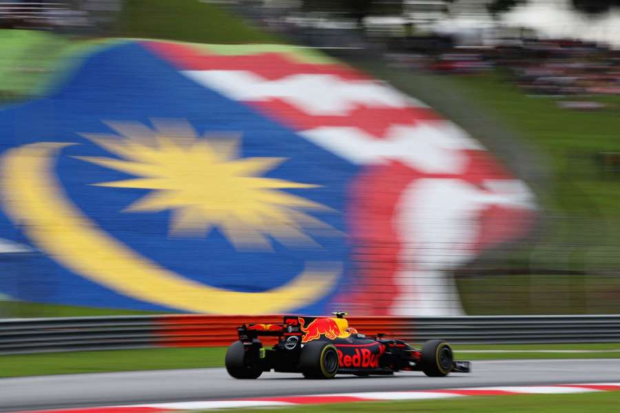 Verstappen beim letzten Grand Prix in Malaysia 2017