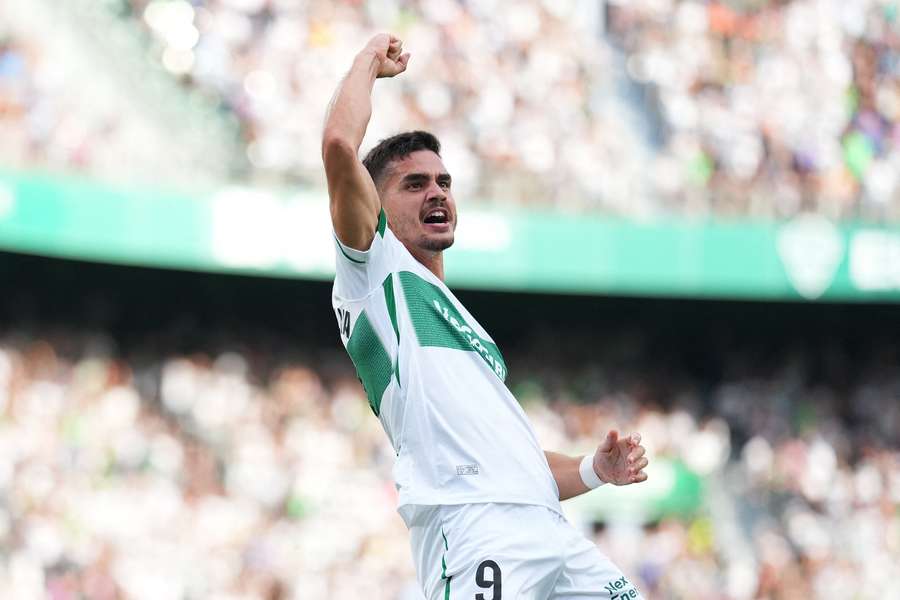 André Silva ha festeggiato per l'Elche