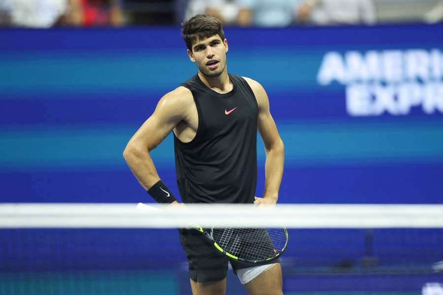 Alcaraz quiere avanzar en el US Open.