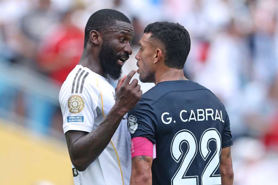 Real Madrid's Antonio Rudiger was allegedly the victim of racial abuse by Pachuca's Gustavo Cabral.