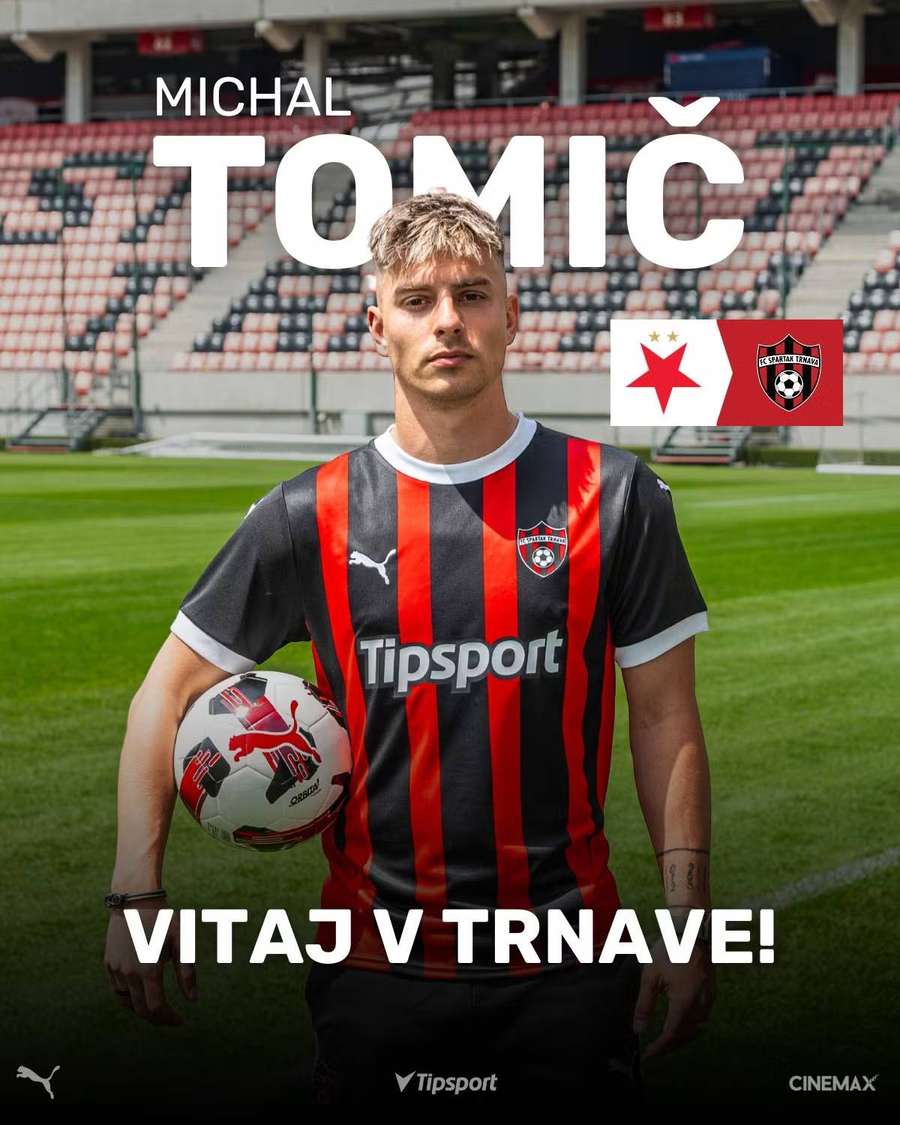 Tomič v dresu nového zaměstnavatele.