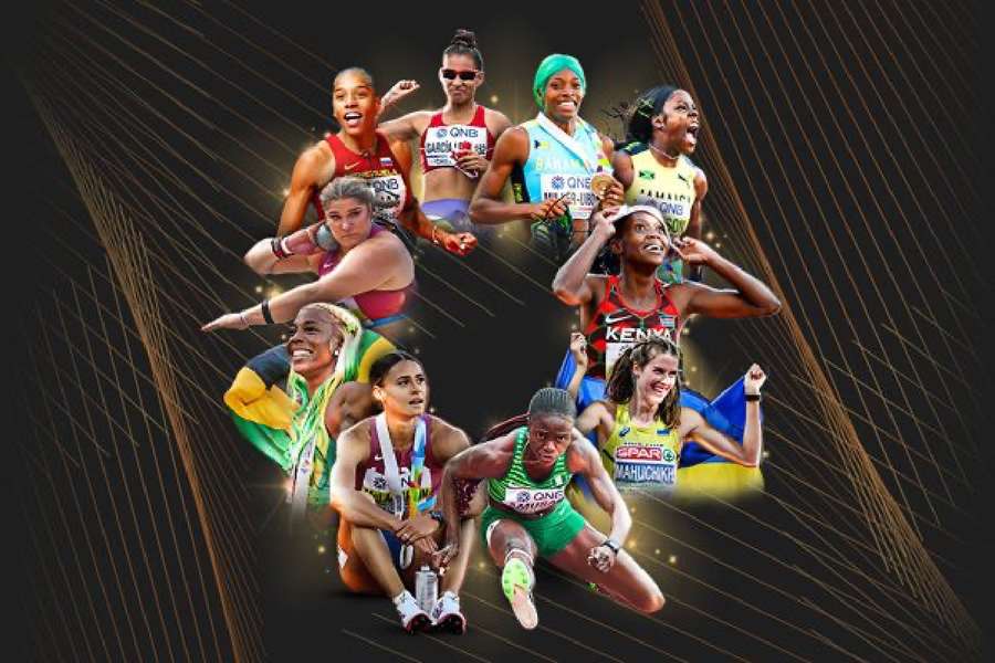 Anunciadas las diez candidatas a Mejor Atleta Mundial Femenina del año 2022