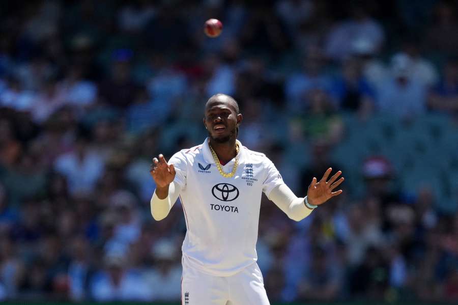 Jofra Archer in action for England Jofra Archer in action for England