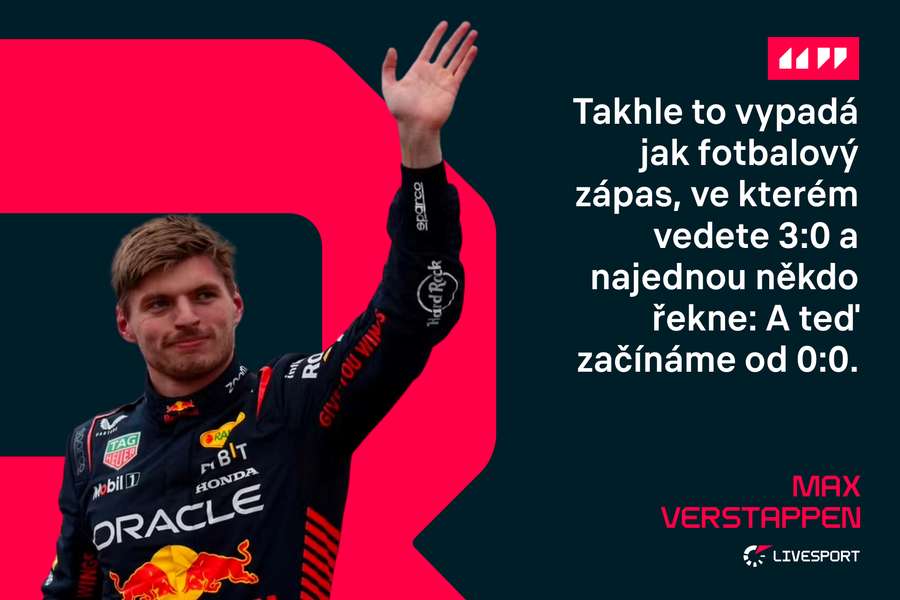 Verstappen by sprinty ve F1 nejraději zrušil.