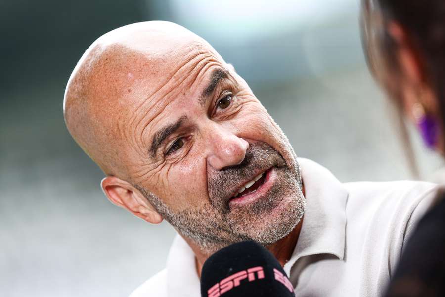 Peter Bosz sprak met ESPN na afloop van de wedstrijd in Almelo