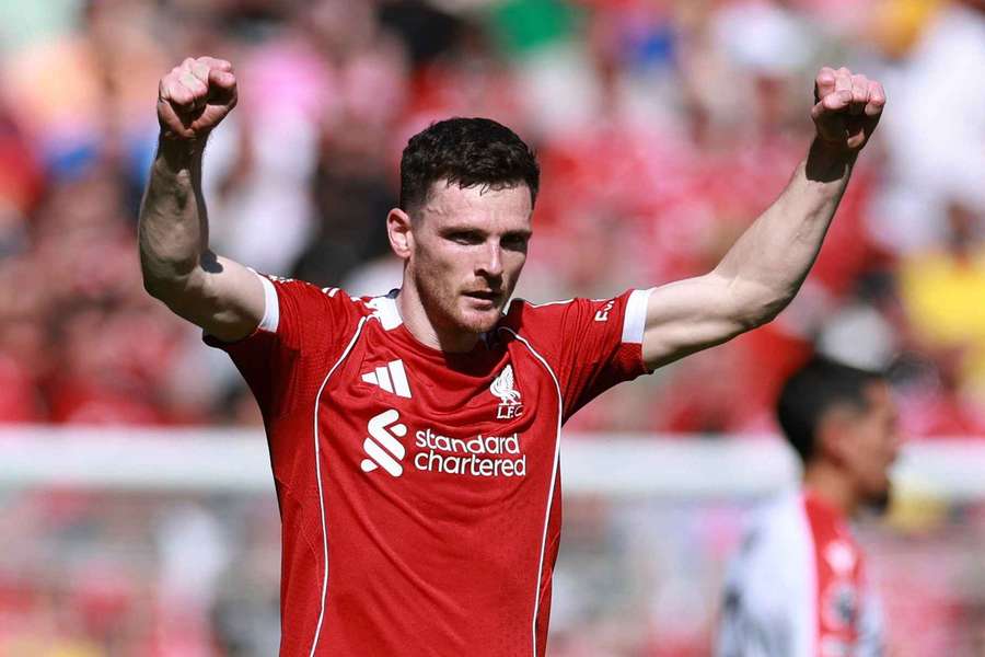 Robertson fez o segundo gol da vitória do Liverpool
