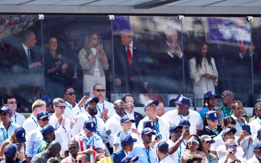 Donald Trump and Gianni Infantino at the World Cup final Donald Trump and Gianni Infantino at the World Cup final