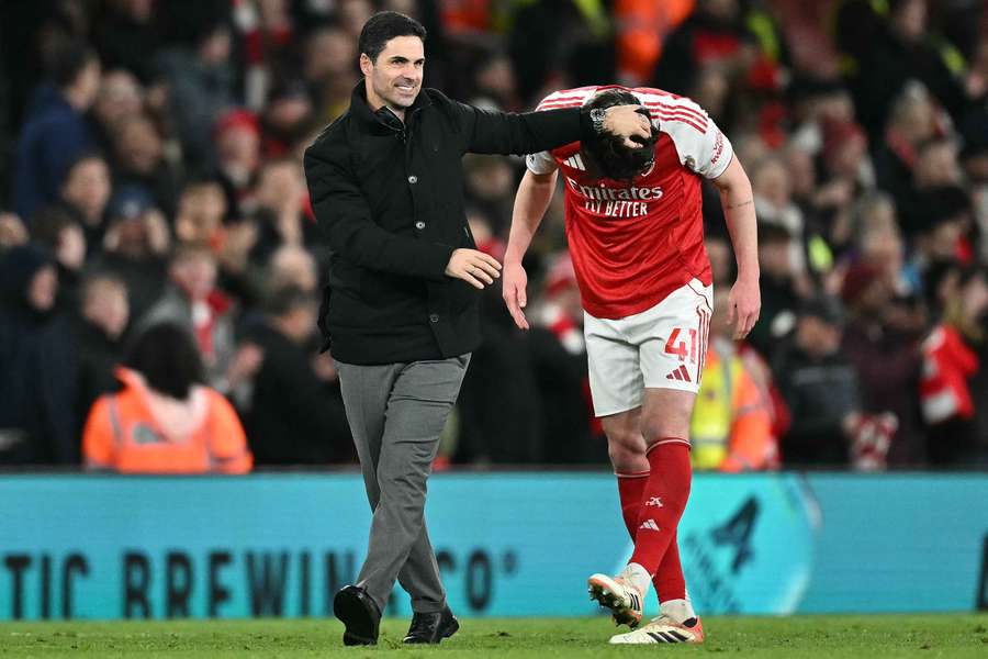 Arteta eager to avoid repeat of Rice red card against Brighton