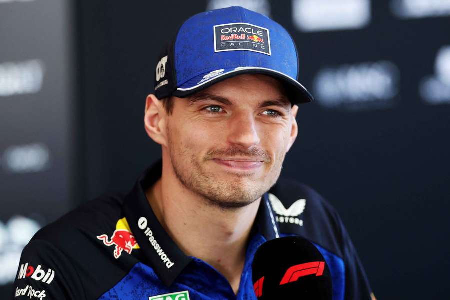 Verstappen speaks to the media ahead of the Australian Grand Prix