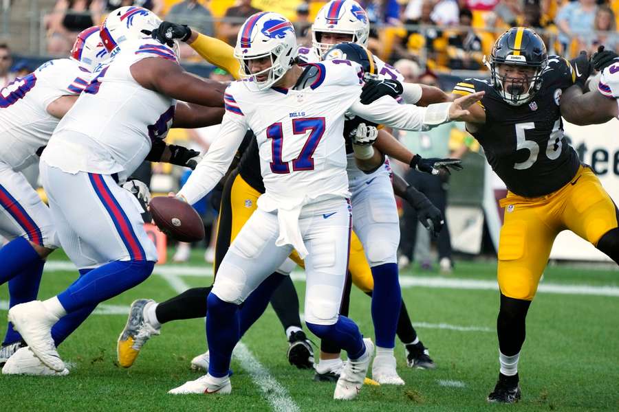 De Steelers en Bills speelden vorig jaar nog een oefenwedstrijd tegen elkaar