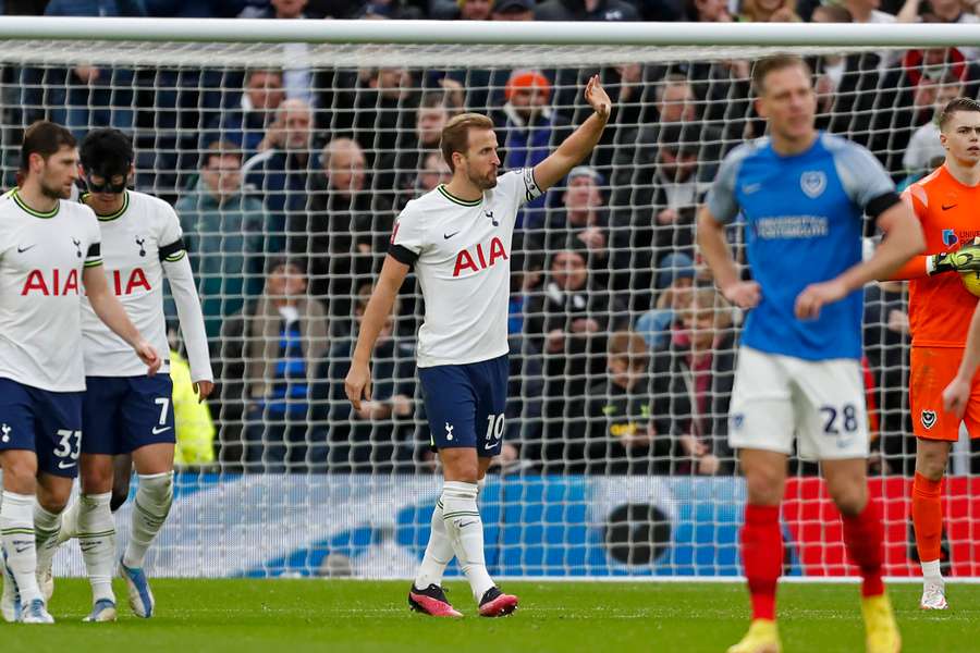 Kane has 17 goals in all competitions for Tottenham this season 