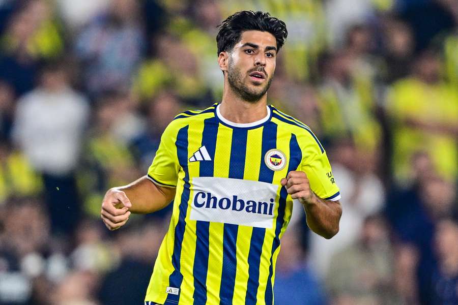 Asensio, en un partido con el Fenerbahçe