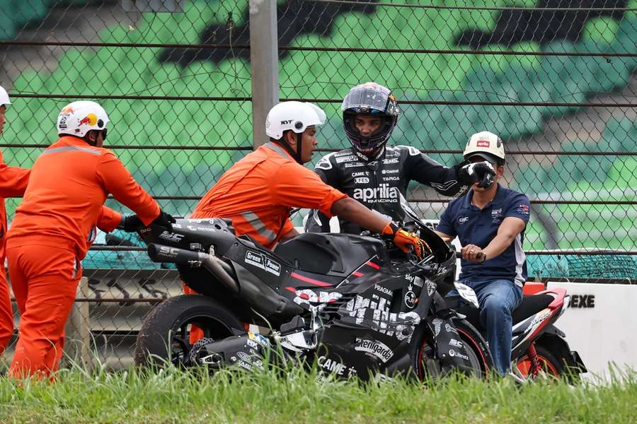 Jorge Martin, după prima căzătură la Sepang