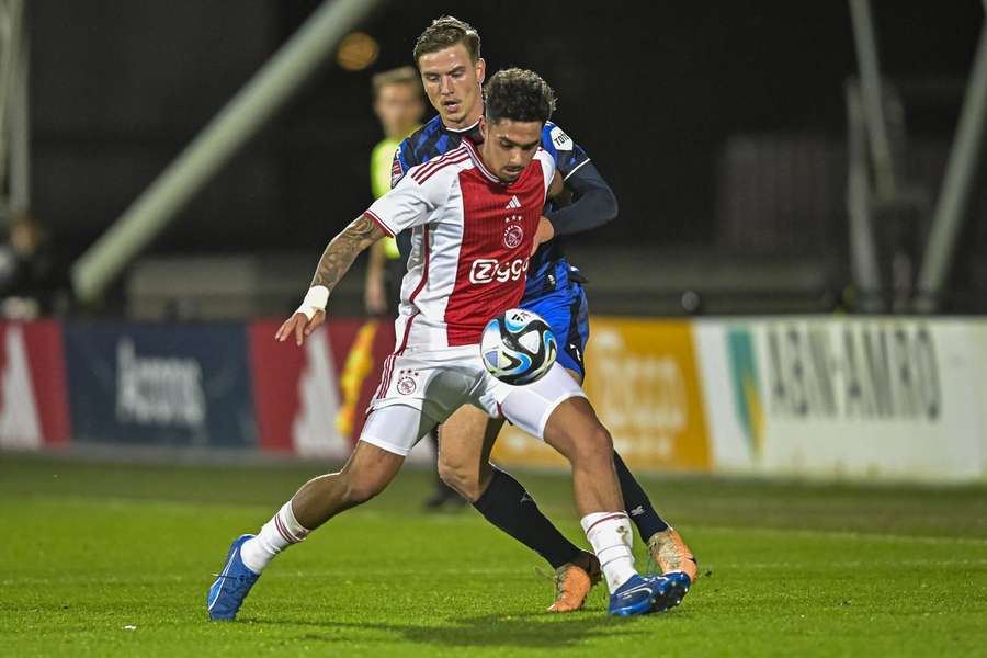 Tristan Gooijer van Jong Ajax was onlangs tweemaal trefzeker tegen FC Den Bosch (3-3)