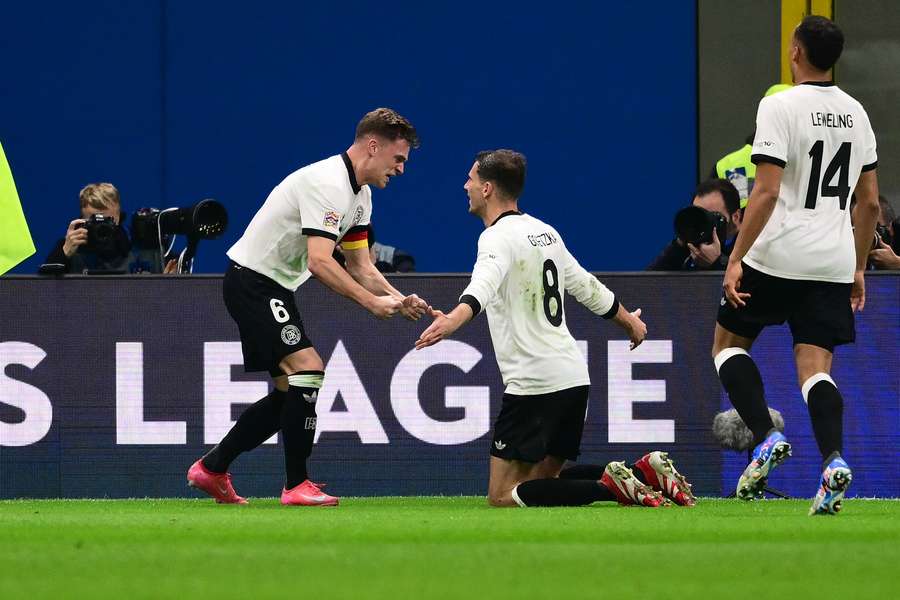Leon Goretzka, exultante tras marcar contra Italia Leon Goretzka, exultante tras marcar contra Italia
