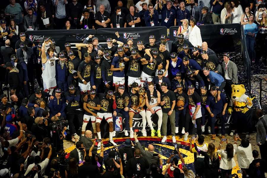 The Nuggets sealed a first-ever NBA title