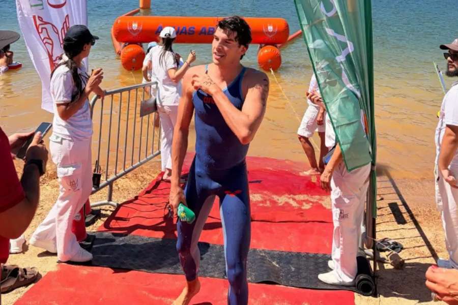 Diogo Cardoso terminou a prova mais curta em 57.09,8 minutos Diogo Cardoso terminou a prova mais curta em 57.09,8 minutos