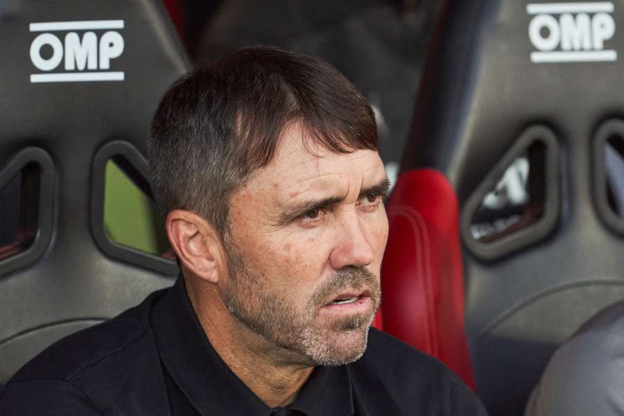 Coudet, máximo representante del banquillo del Alavés