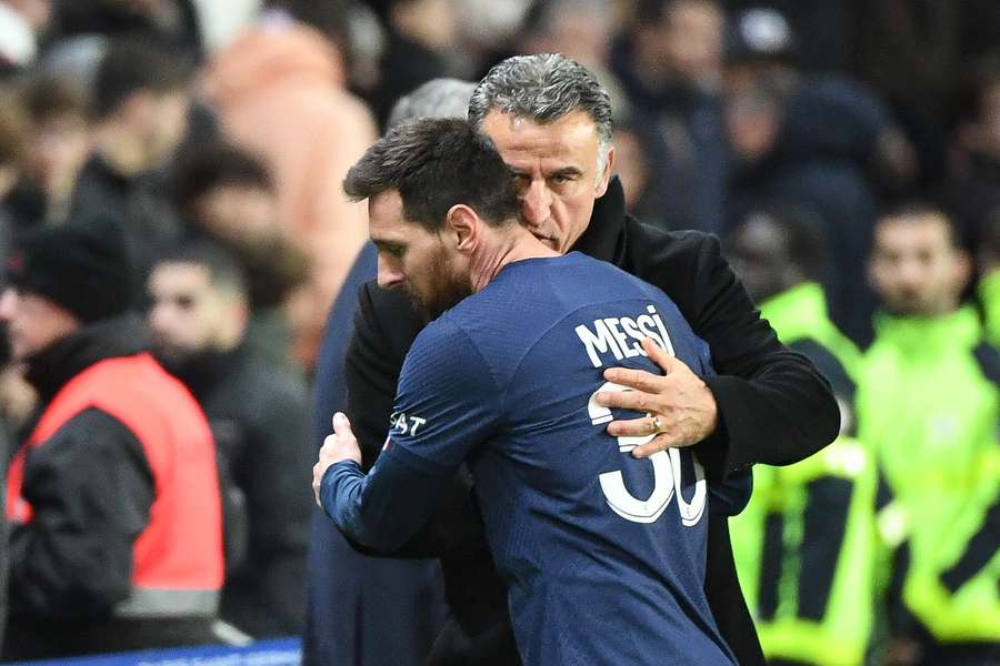 Christophe Galtier e Lionel Messi fazem último jogo no PSG com o Clermont