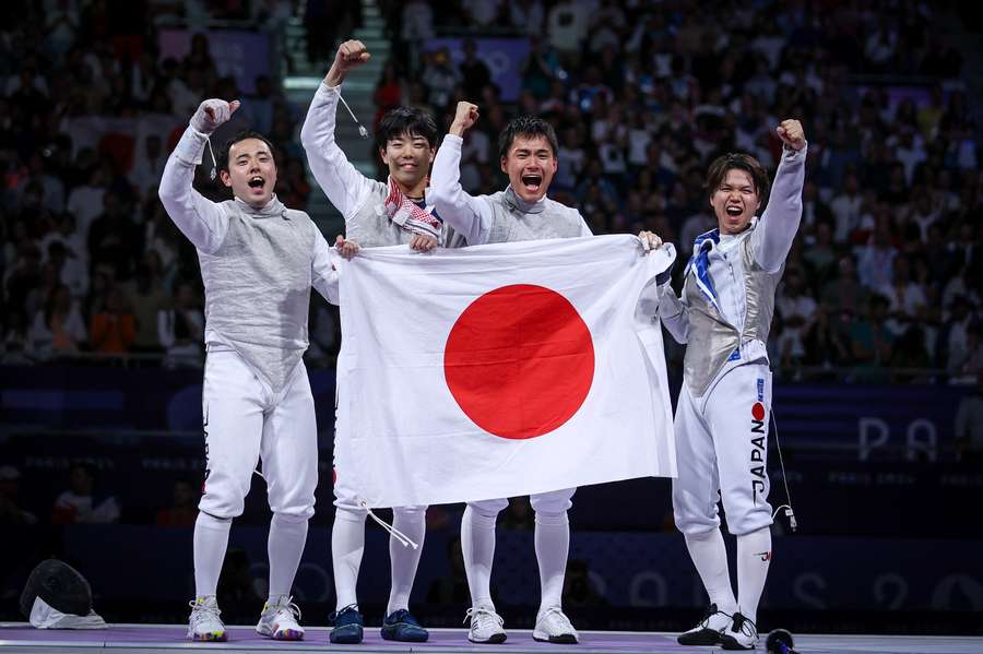 Japan pakte verrassend goud bij het schermen