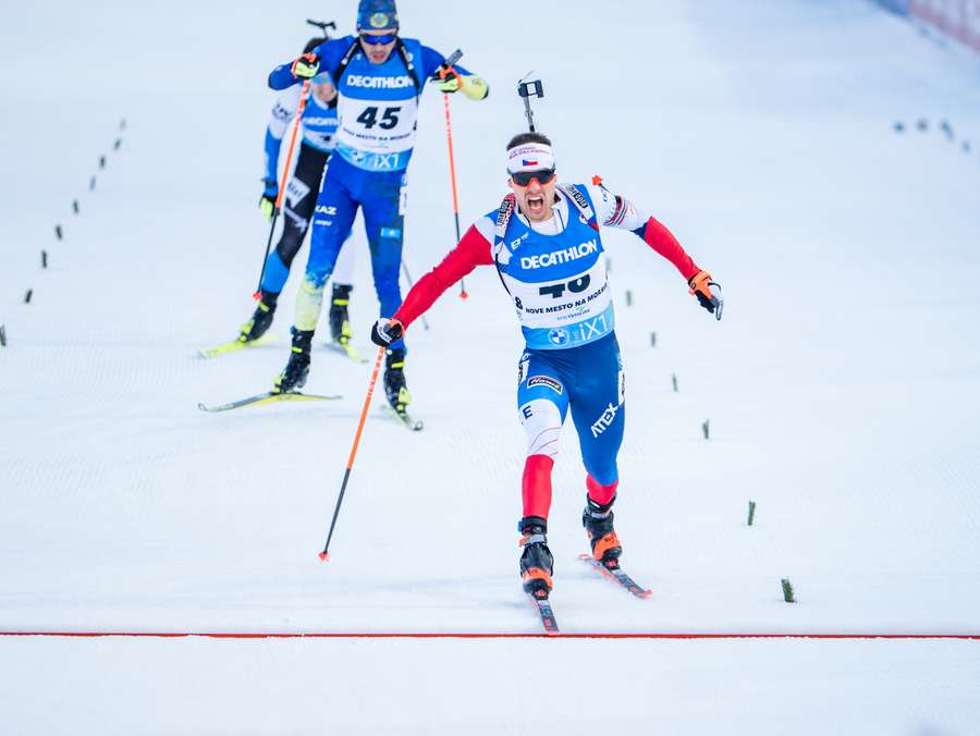 Michal Krčmář projel cílem na 13. místě Michal Krčmář projel cílem na 13. místě