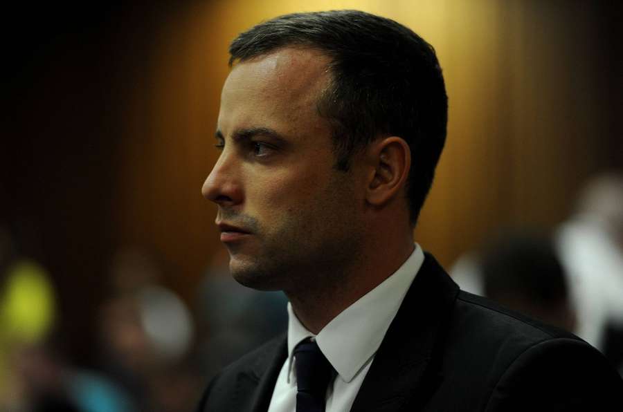 Oscar Pistorius al processo del 2014.