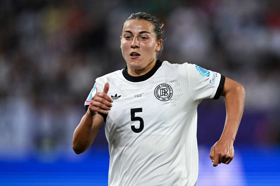 Carlotta Wamser beim Spiel gegen Polen.