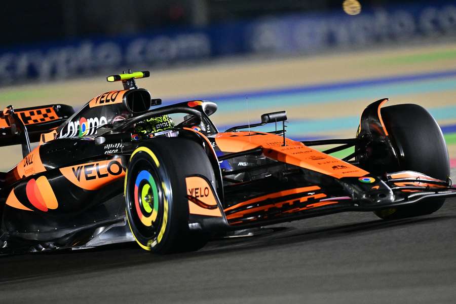 Lando Norris startet den Sprint von ganz vorne.