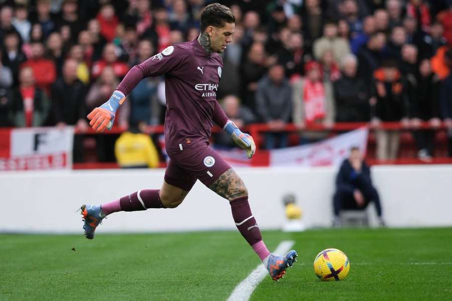 Ederson ce week-end face à Forest.