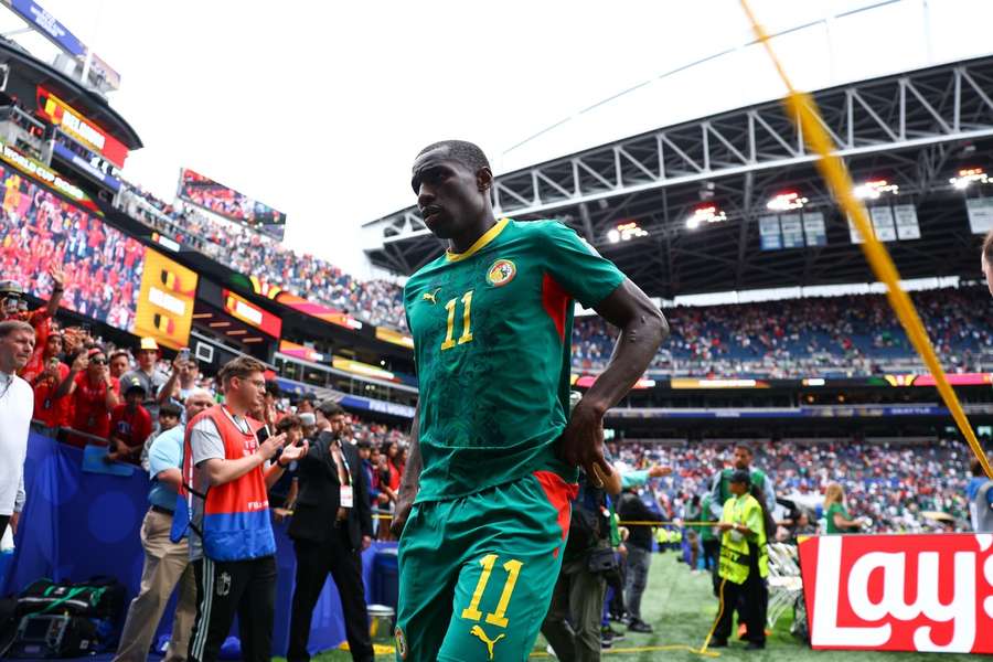 Senegal striker Nicolas Jackson