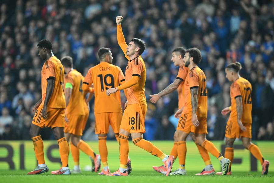 L'esultanza dopo lo 0-1 L'esultanza dopo lo 0-1