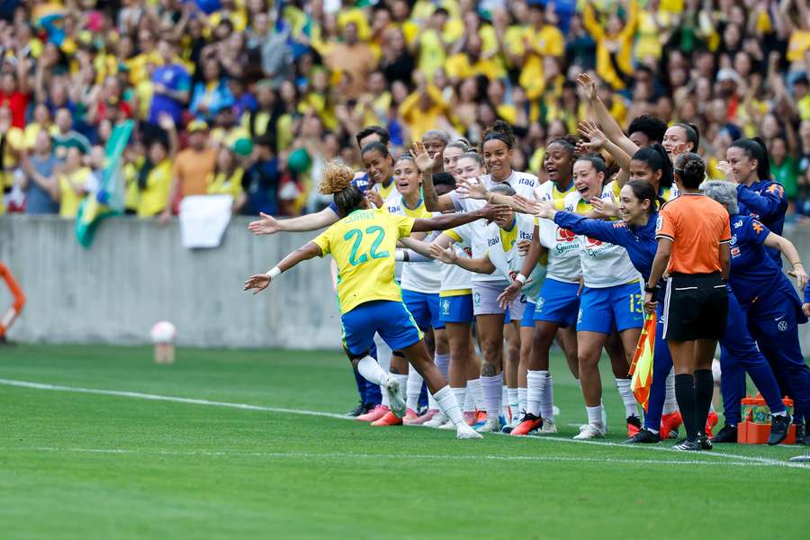 Le Brésil en fête, ce samedi.