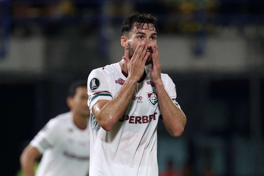 Martinelli lamenta uma chance perdida do Fluminense contra o Deportivo La Guaira