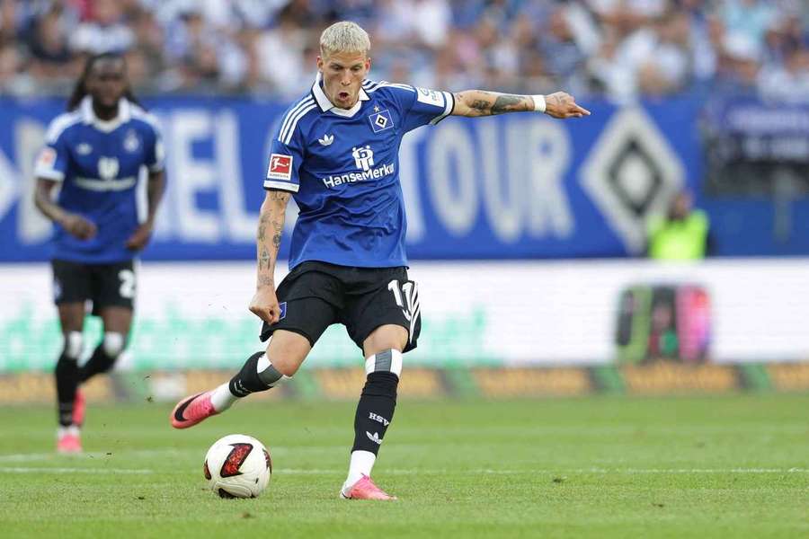 Albert Gronbaek in action against Toulouse
