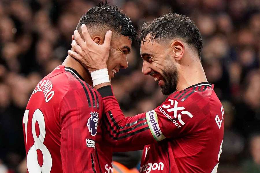 Casemiro e Bruno Fernandes marcaram em United x Chelsea Casemiro e Bruno Fernandes marcaram em United x Chelsea